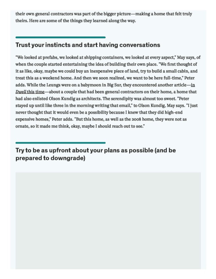Dwell article page 3