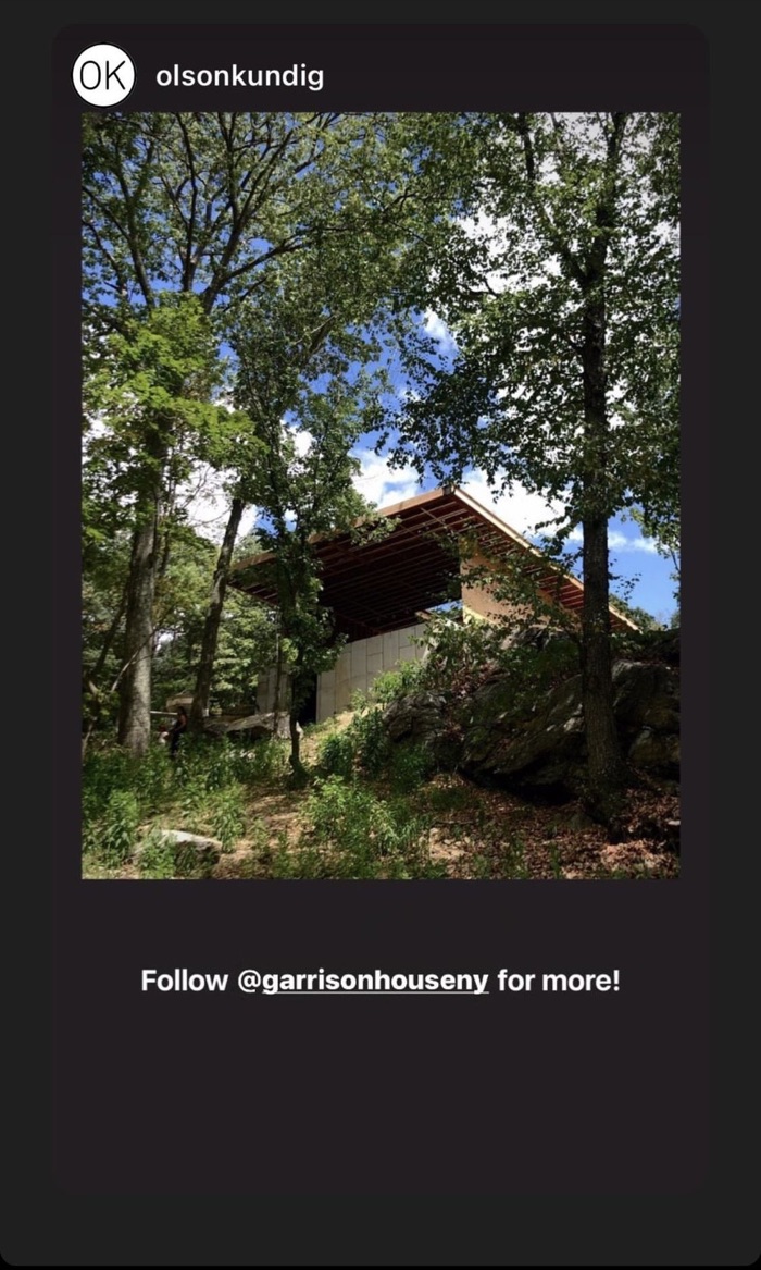 Olson Kundig Instagram story on Garrison House, part 4