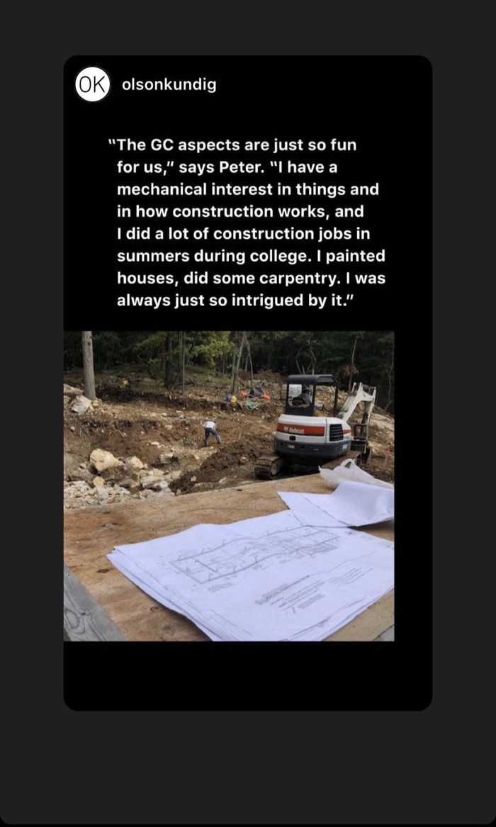Olson Kundig Instagram story on Garrison House, part 10